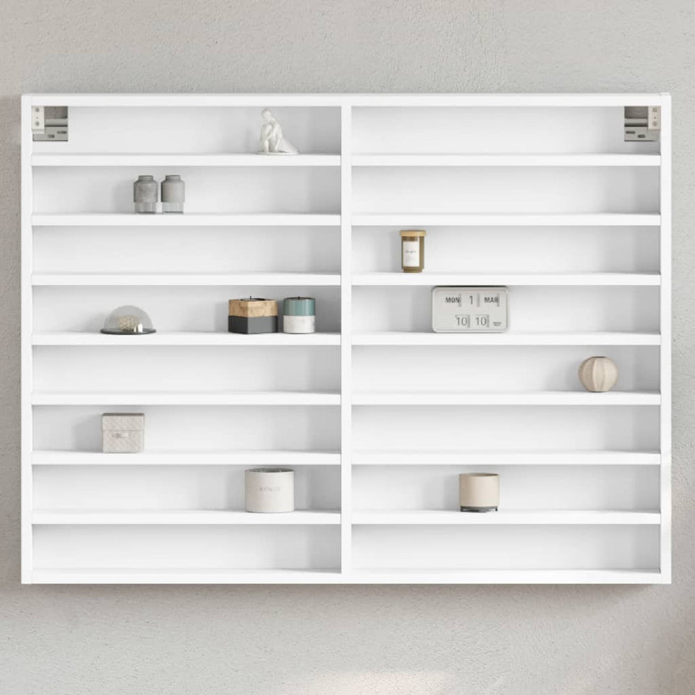Weißer Vitrinenschrank 100 cm