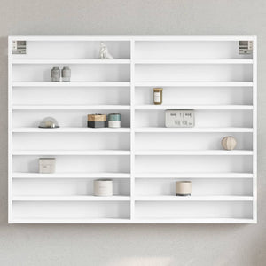 Weißer Vitrinenschrank 100 cm