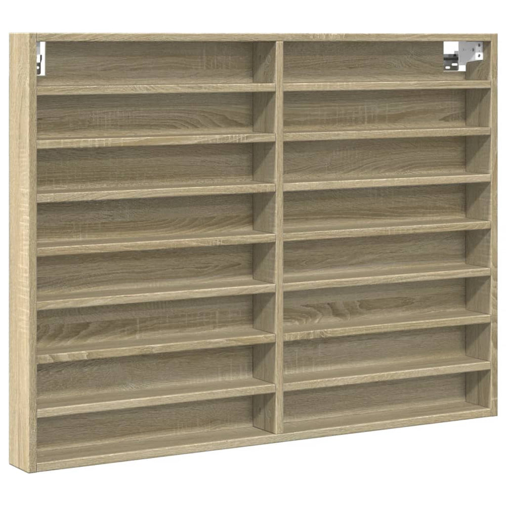 Vitrinenschrank Sonoma-Eiche 100 cm