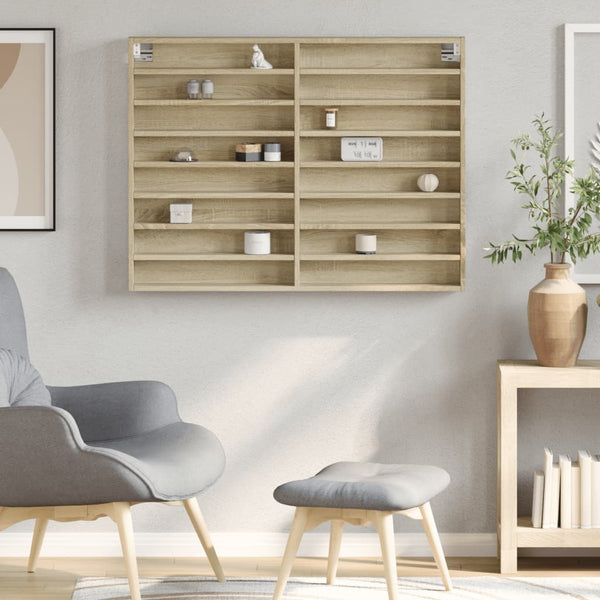 Vitrinenschrank Sonoma-Eiche 100 cm