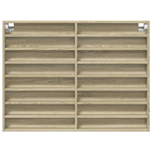 Vitrinenschrank Sonoma-Eiche 100 cm