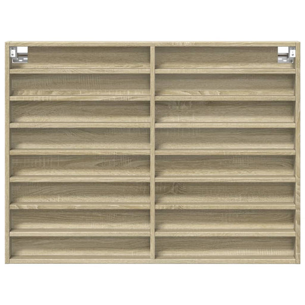 Vitrinenschrank Sonoma-Eiche 100 cm