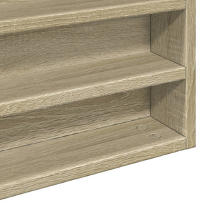 Vitrinenschrank Sonoma-Eiche 100 cm