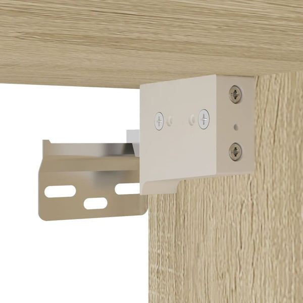 Vitrinenschrank Sonoma-Eiche 100 cm