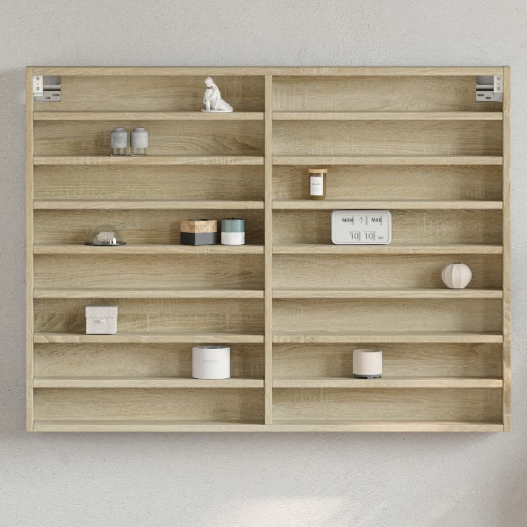 Vitrinenschrank Sonoma-Eiche 100 cm