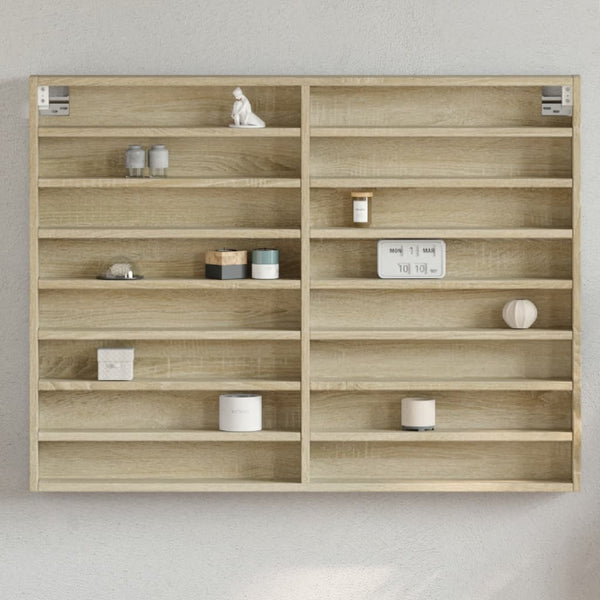 Vitrinenschrank Sonoma-Eiche 100 cm