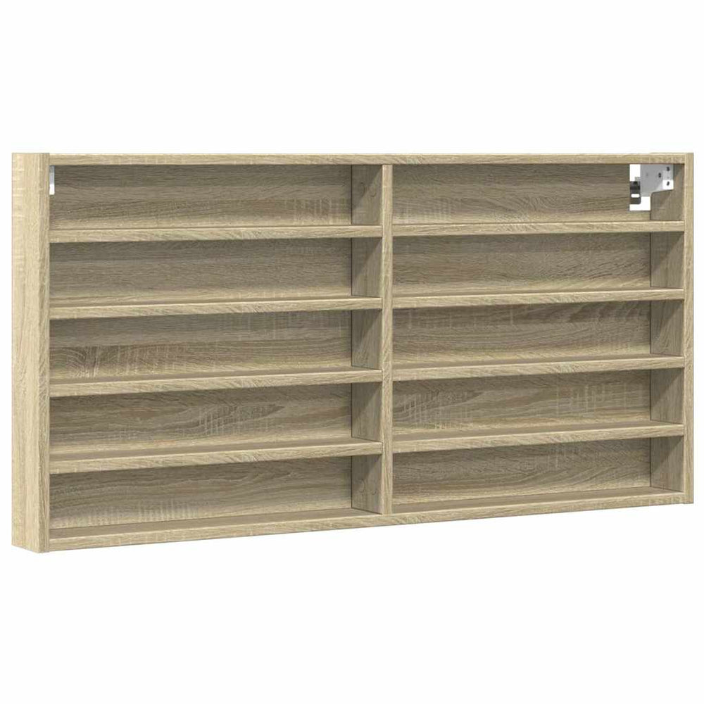 Sonoma-Eiche Vitrinenschrank, 100 cm