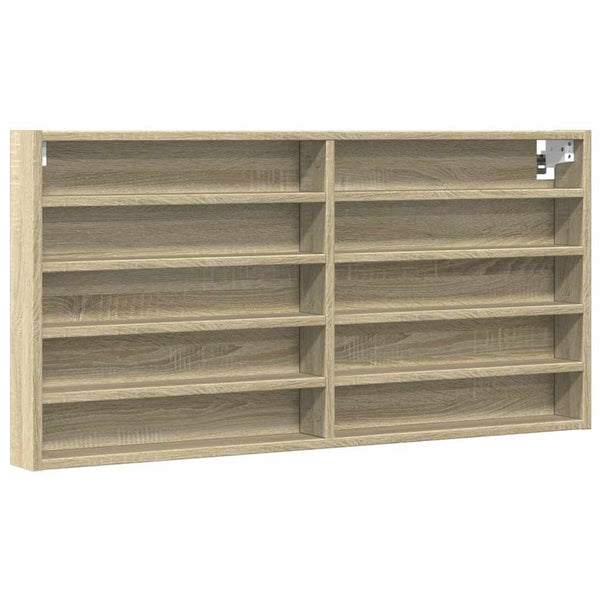 Sonoma-Eiche Vitrinenschrank, 100 cm