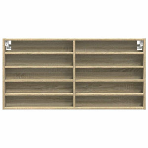 Sonoma-Eiche Vitrinenschrank, 100 cm