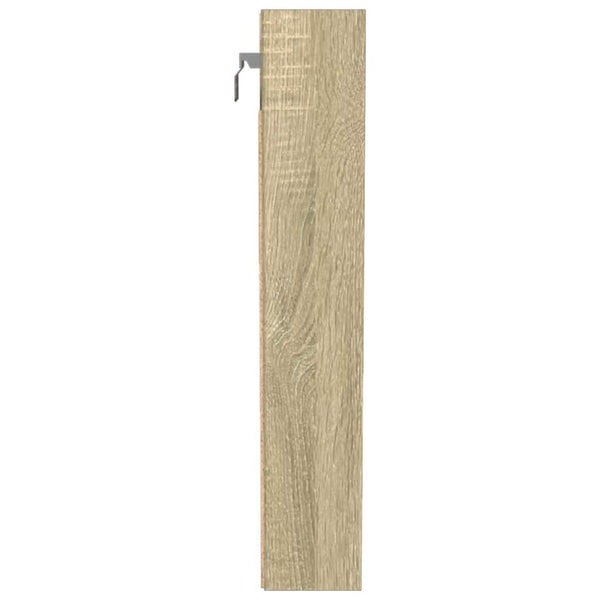 Sonoma-Eiche Vitrinenschrank, 100 cm