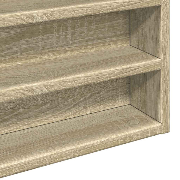 Sonoma-Eiche Vitrinenschrank, 100 cm