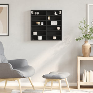 Schwarzer Vitrinenschrank 60cm