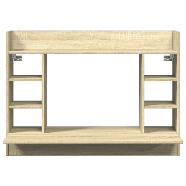 Wand-Schreibtisch Sonoma Eiche 105 cm