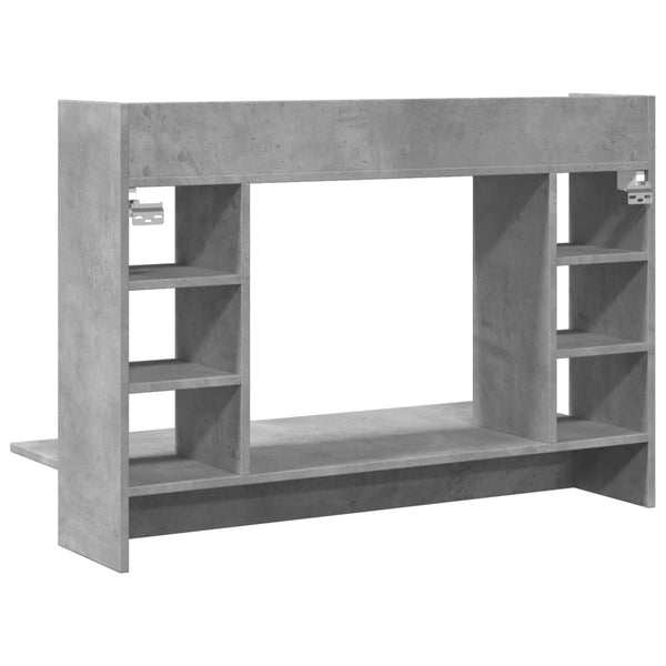 Wand-Schreibtisch Betongrau 105 cm