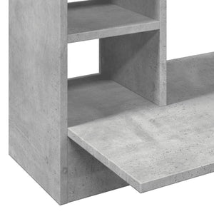 Wand-Schreibtisch Betongrau 105 cm