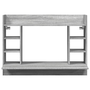 Wand-Schreibtisch Grau Sonoma 105 cm