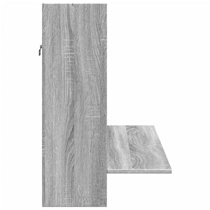 Wand-Schreibtisch Grau Sonoma 105 cm