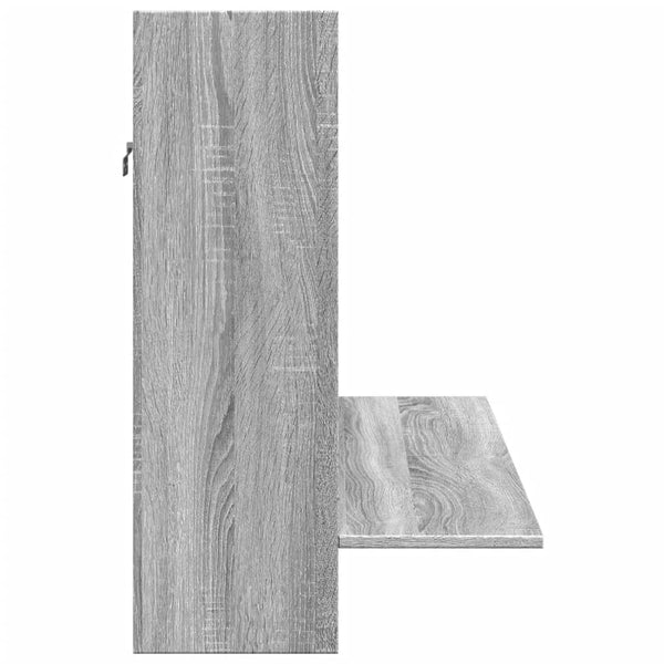 Wand-Schreibtisch Grau Sonoma 105 cm