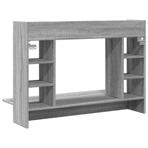 Wand-Schreibtisch Grau Sonoma 105 cm