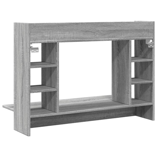 Wand-Schreibtisch Grau Sonoma 105 cm