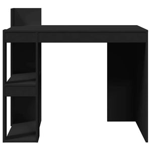 Schwarzer Schreibtisch, Holzwerkstoff, 103,5cm