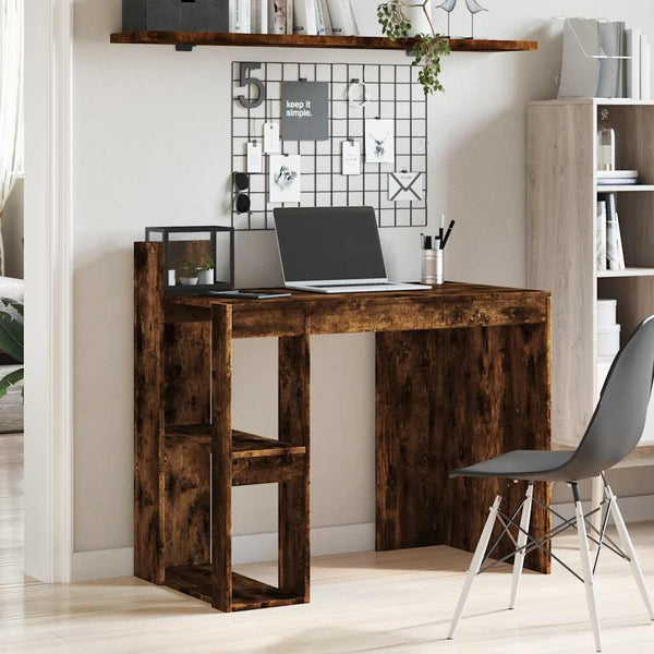 Schreibtisch Räuchereiche Holzwerkstoff