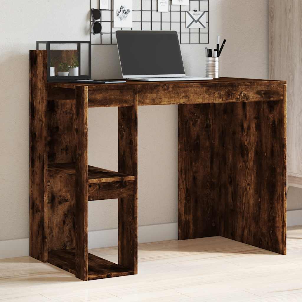 Schreibtisch Räuchereiche Holzwerkstoff