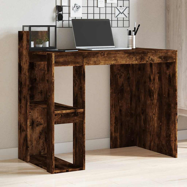 Schreibtisch Räuchereiche Holzwerkstoff