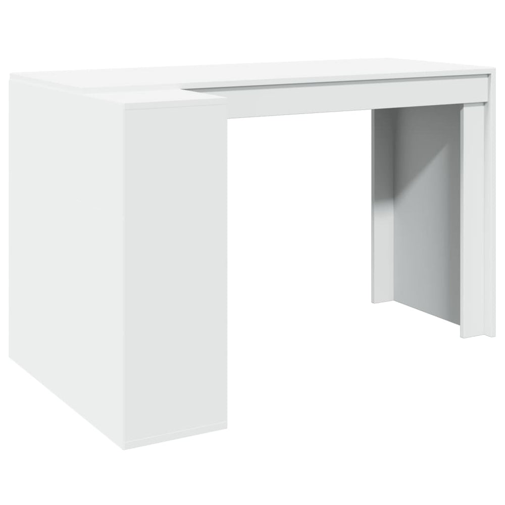Weißer Schreibtisch 123,5 cm
