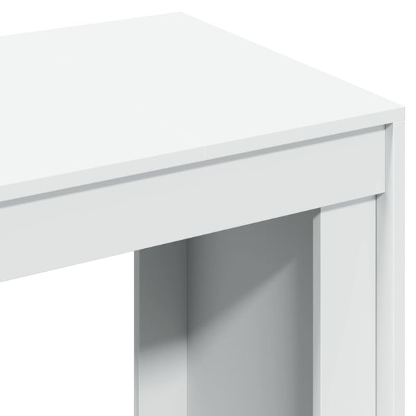Weißer Schreibtisch 123,5 cm