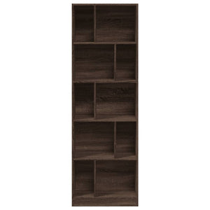 Bücherregal Braun Eichenoptik, 174 cm hoch