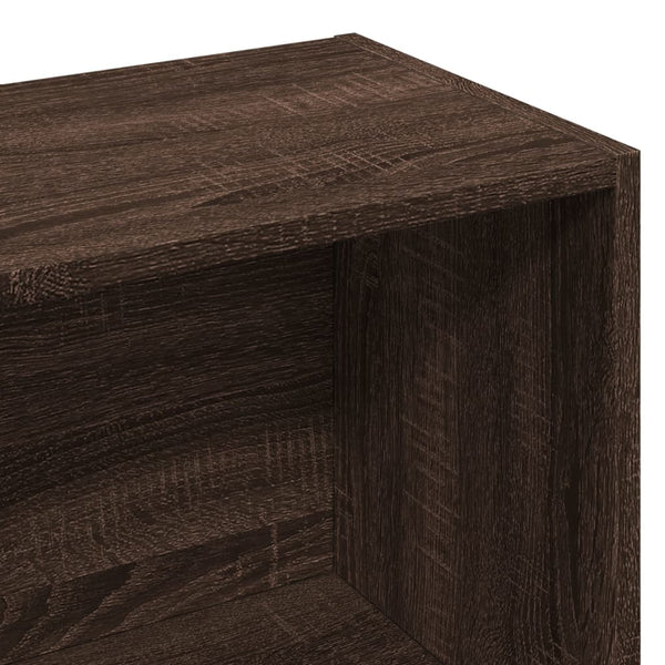 Bücherregal Braun Eichenoptik, 174 cm hoch