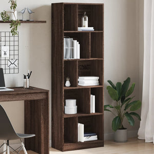 Bücherregal Braun Eichenoptik, 174 cm hoch