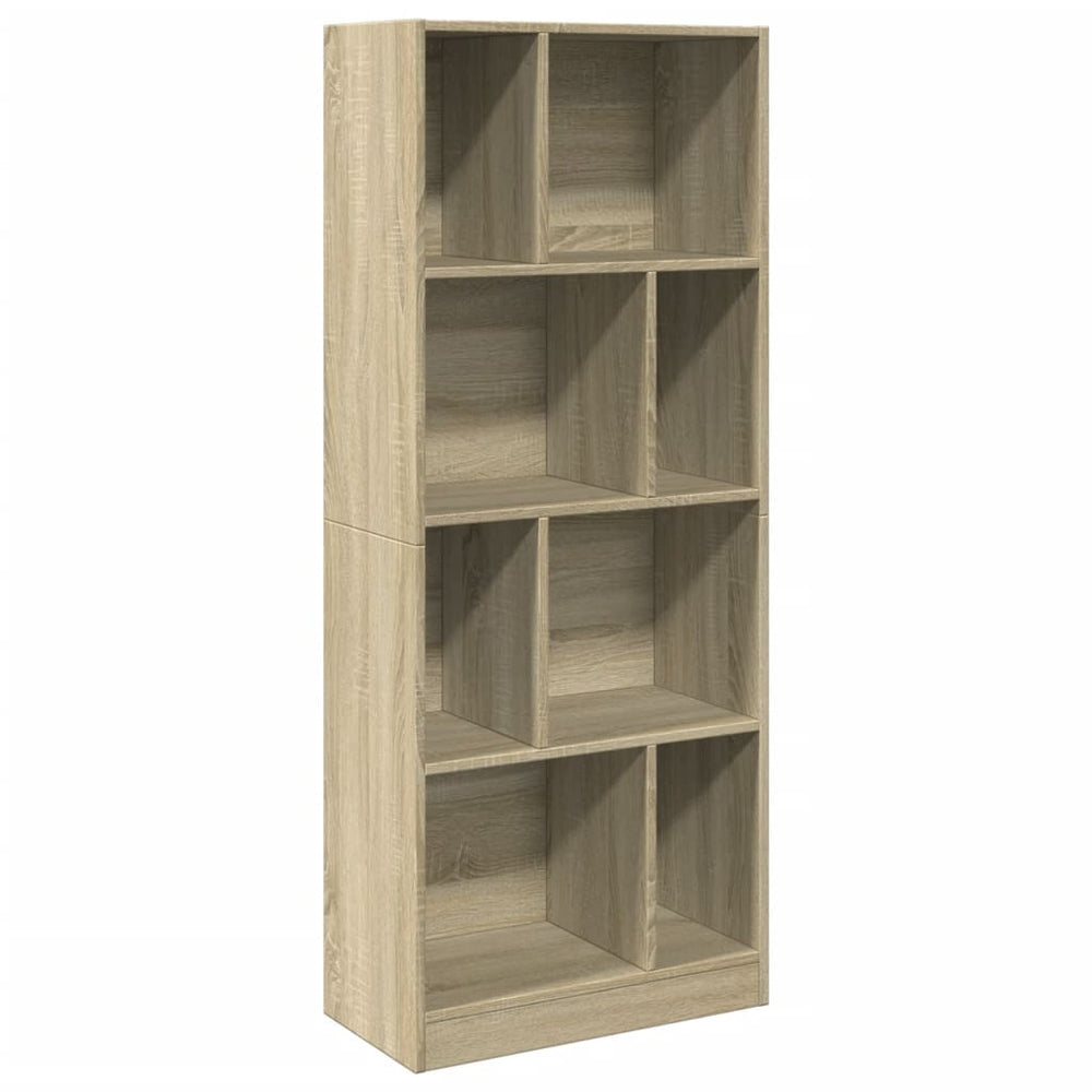 vidaXL Bibliothèque chêne sonoma 57x28,5x141 cm Aggloméré