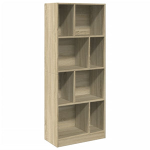Sonoma Eiche Bücherregal, 141 cm hoch