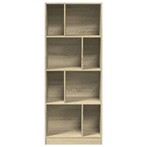 Sonoma Eiche Bücherregal, 141 cm hoch