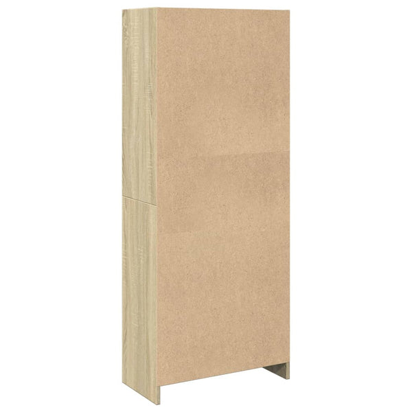 Sonoma Eiche Bücherregal, 141 cm hoch