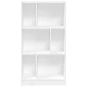 Weißes Bücherregal, 57x28,5x107,5 cm