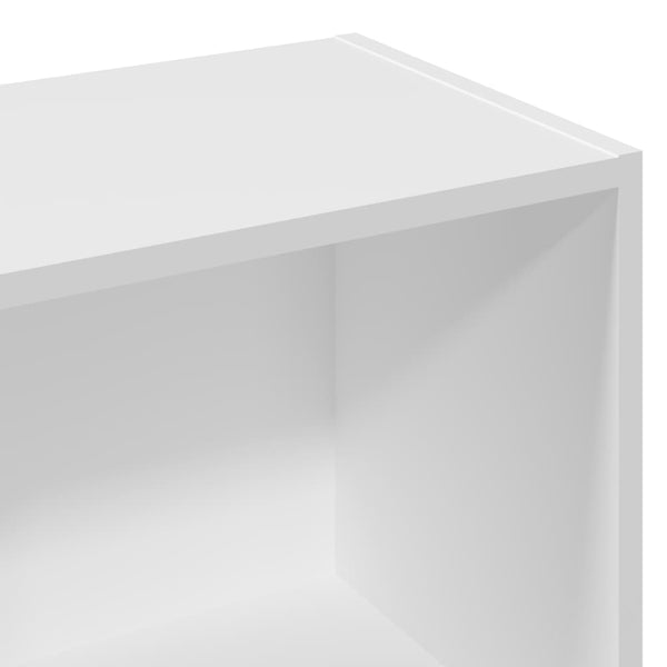 Weißes Bücherregal, 57x28,5x107,5 cm