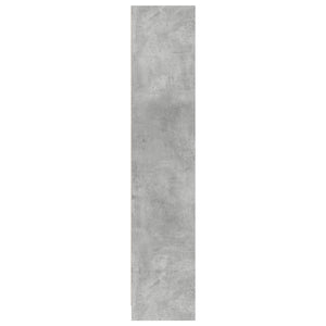 vidaXL Bibliothèque gris béton 57x28,5x107,5 cm bois d'ingénierie