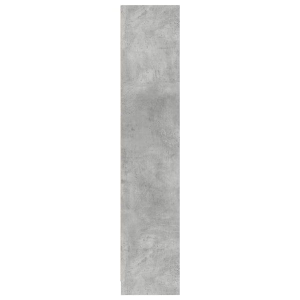 vidaXL Bibliothèque gris béton 57x28,5x107,5 cm bois d'ingénierie