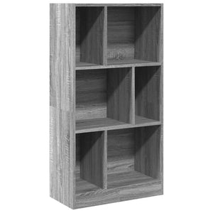 Bücherregal Grau Sonoma 57x28,5x107,5cm