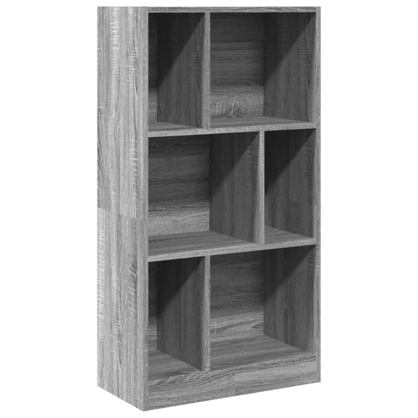 Bücherregal Grau Sonoma 57x28,5x107,5cm
