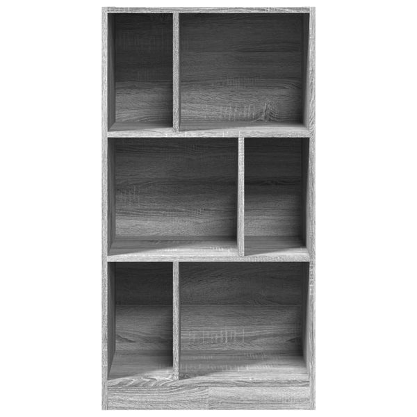 Bücherregal Grau Sonoma 57x28,5x107,5cm