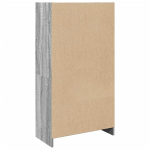 Bücherregal Grau Sonoma 57x28,5x107,5cm