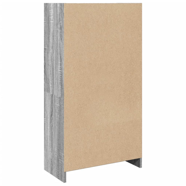 Bücherregal Grau Sonoma 57x28,5x107,5cm