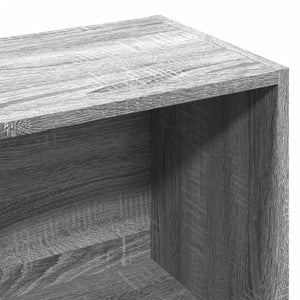 Bücherregal Grau Sonoma 57x28,5x107,5cm