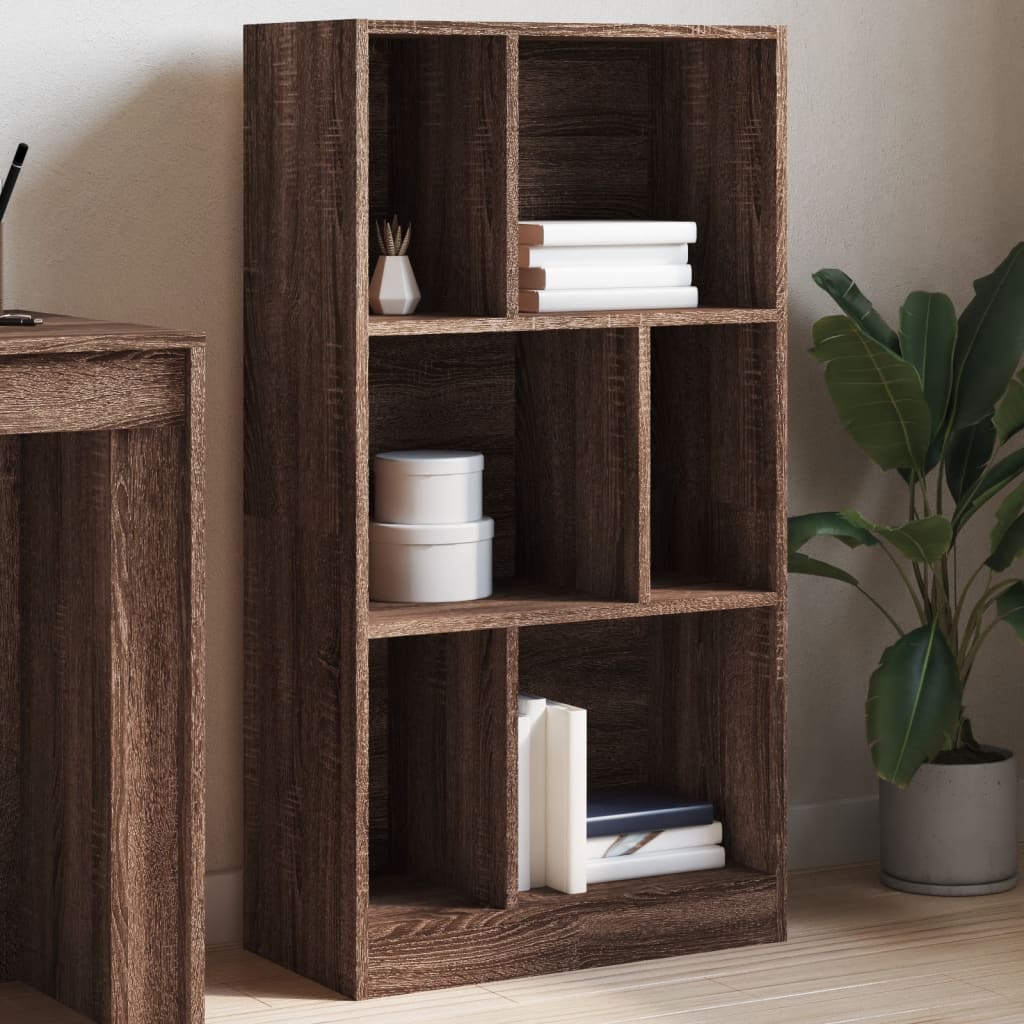 Bücherregal Braun Eichen-Optik