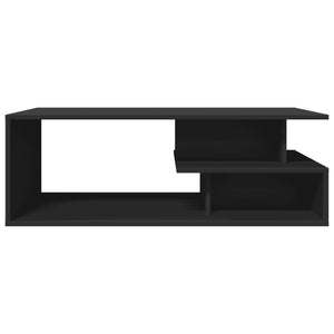 Schwarzer Couchtisch 102x55 cm