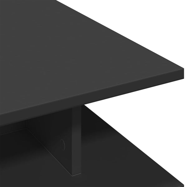Schwarzer Couchtisch 102x55 cm